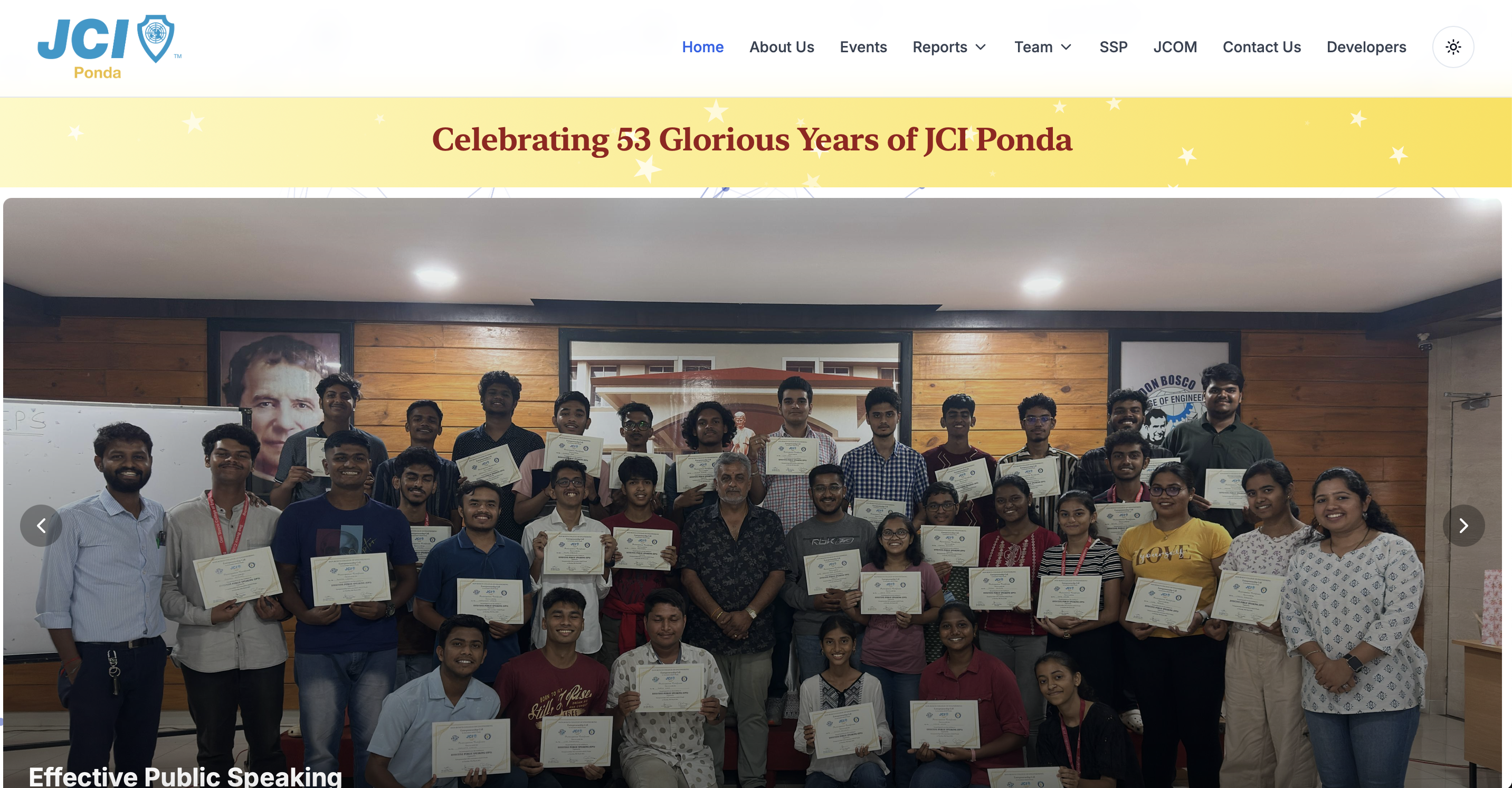 JCI Ponda — Community Web Platform